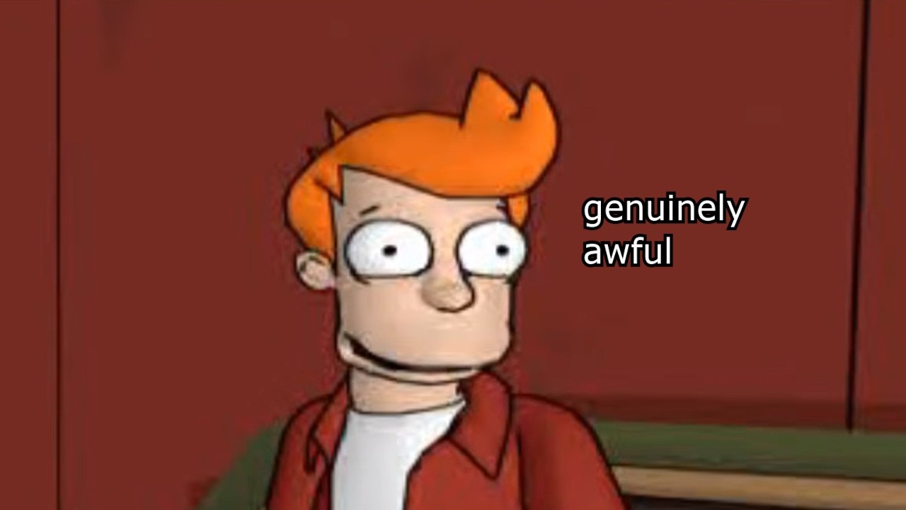the stupid futurama ps2 game
