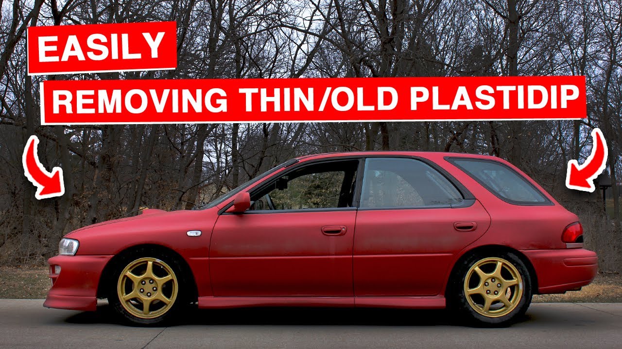Easiest Way To Remove Thin/Old Plastidip
