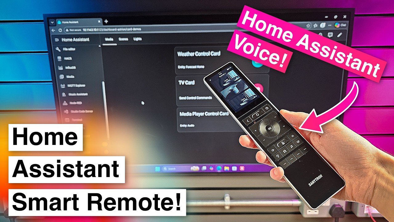 A Smart Remote Built Specifically for Home Assistant (Including Voice Control!) — Sanytron Astrion