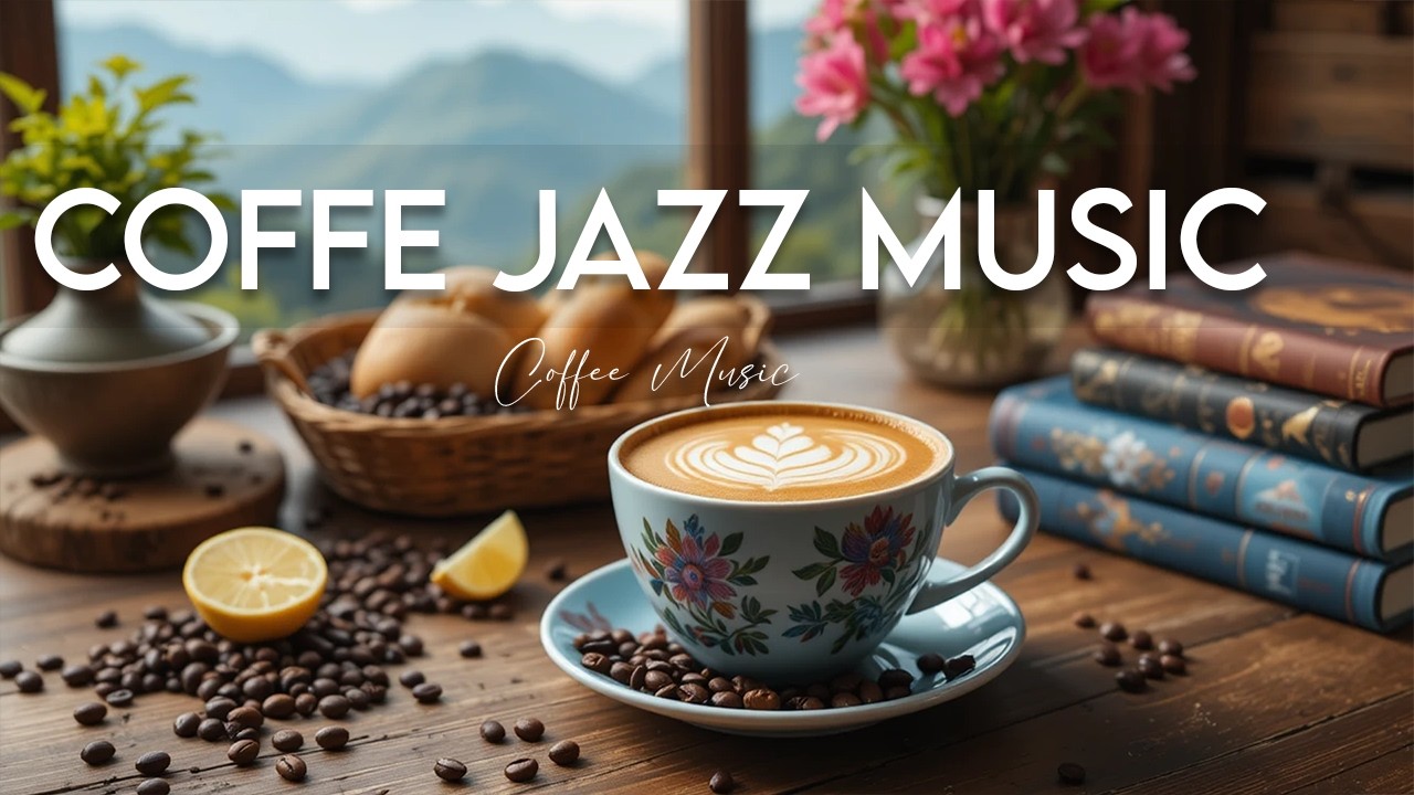 Coffee Jazz Music ☕ Bossa Nova instrumental for Studying , Great Moods & Happy Moods