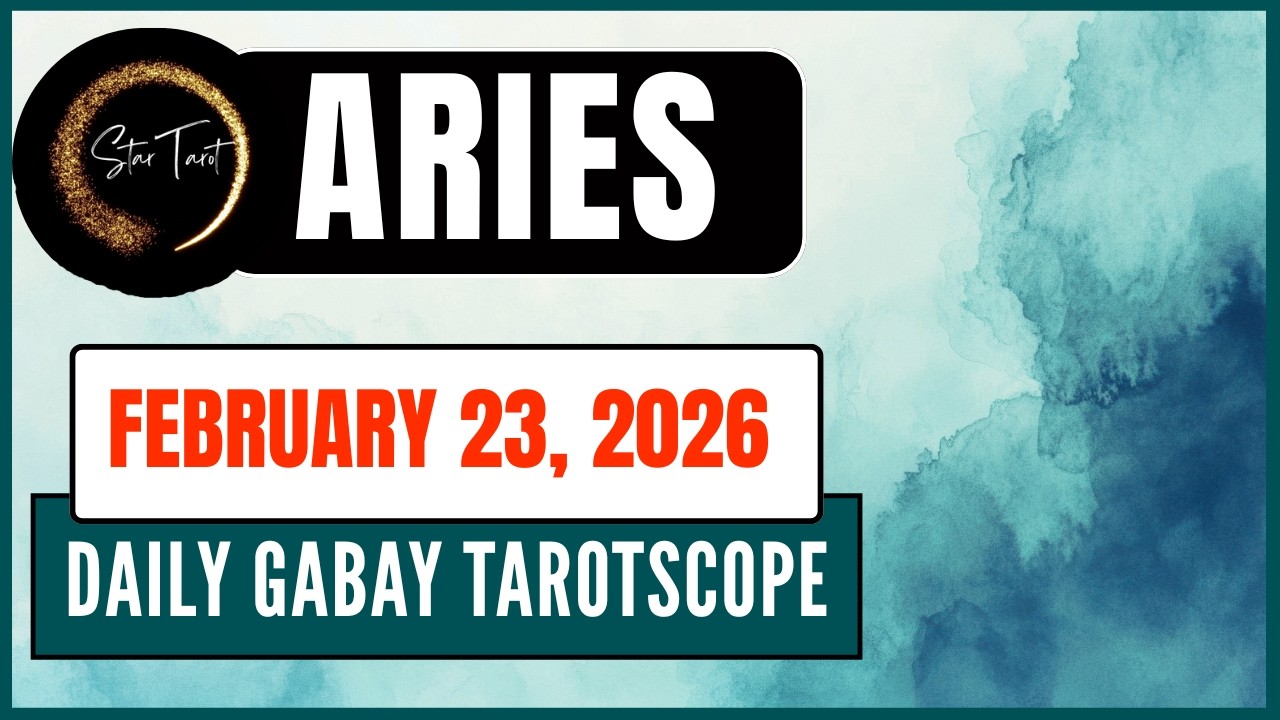 ANO'NG KAILANGAN MONG MALAMAN NGAYON ARIES FEBRUARY 23, 2026  💫DAILY GABAY TAROTSCOPE
