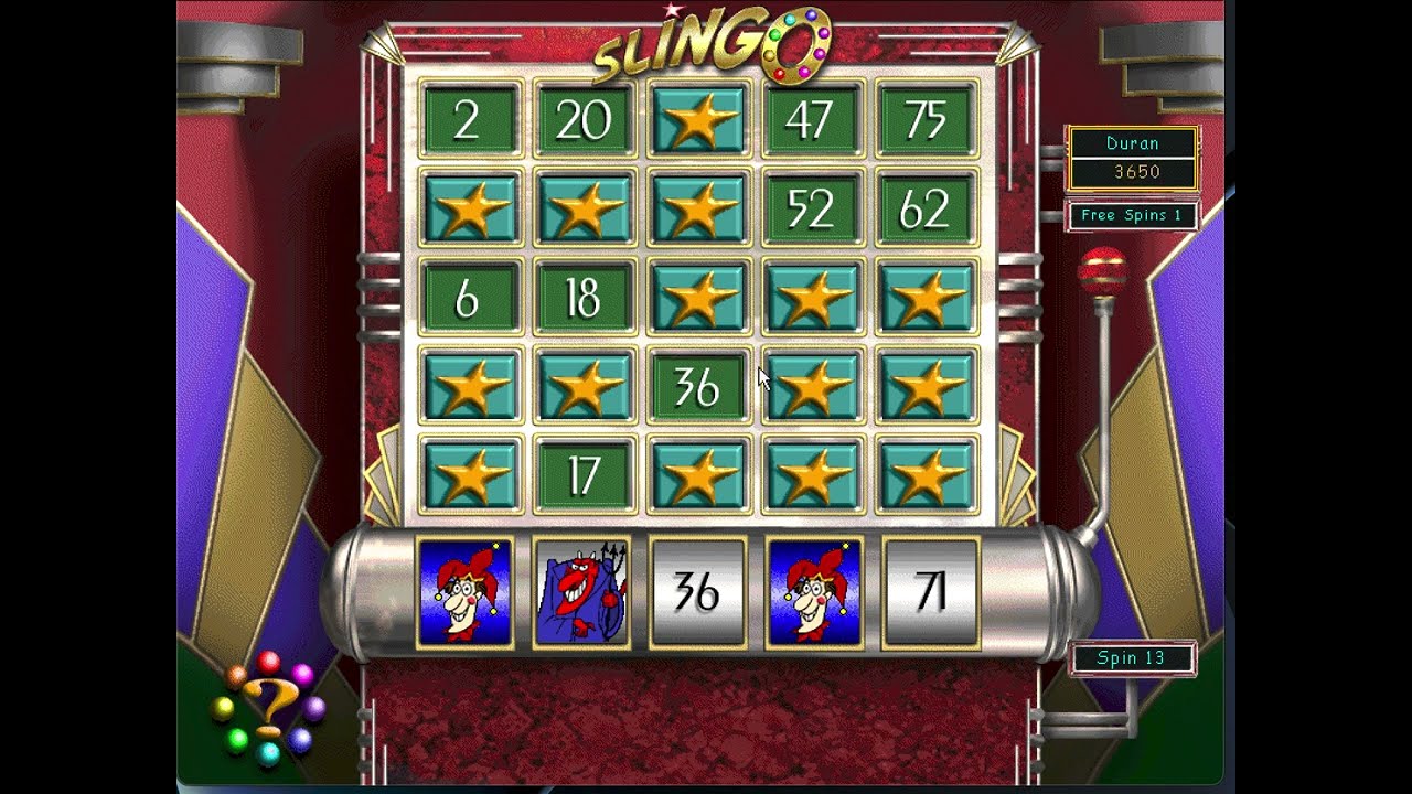 Classic Hasbro Inneractive's Slingo Gameplay