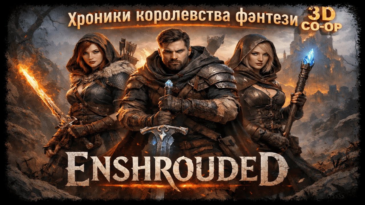 📺#Enshrouded - Первый шаг во тьму (Кооп #1)