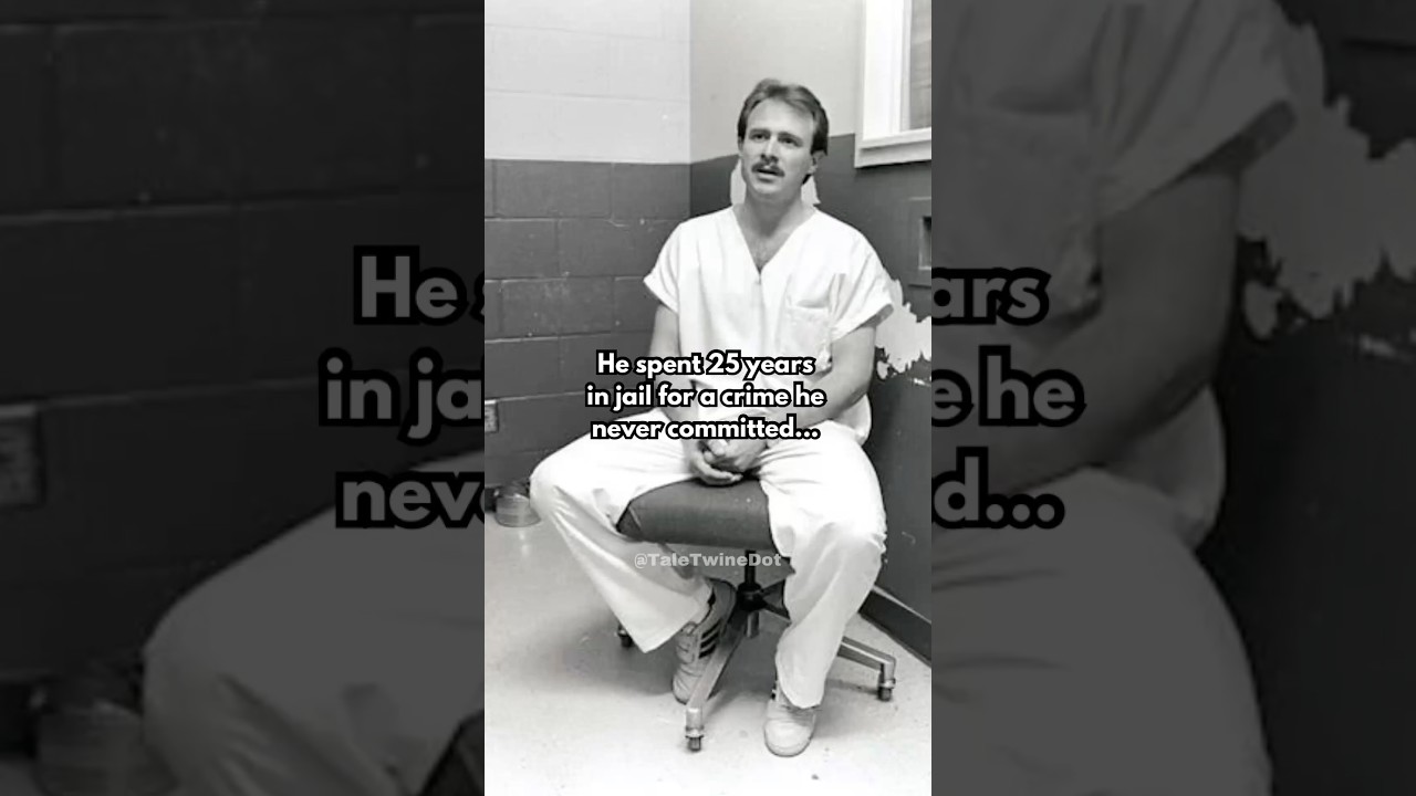 He was jailed for 25 years for a crime he DIDN'T commit #history # shorts #crime #truestory