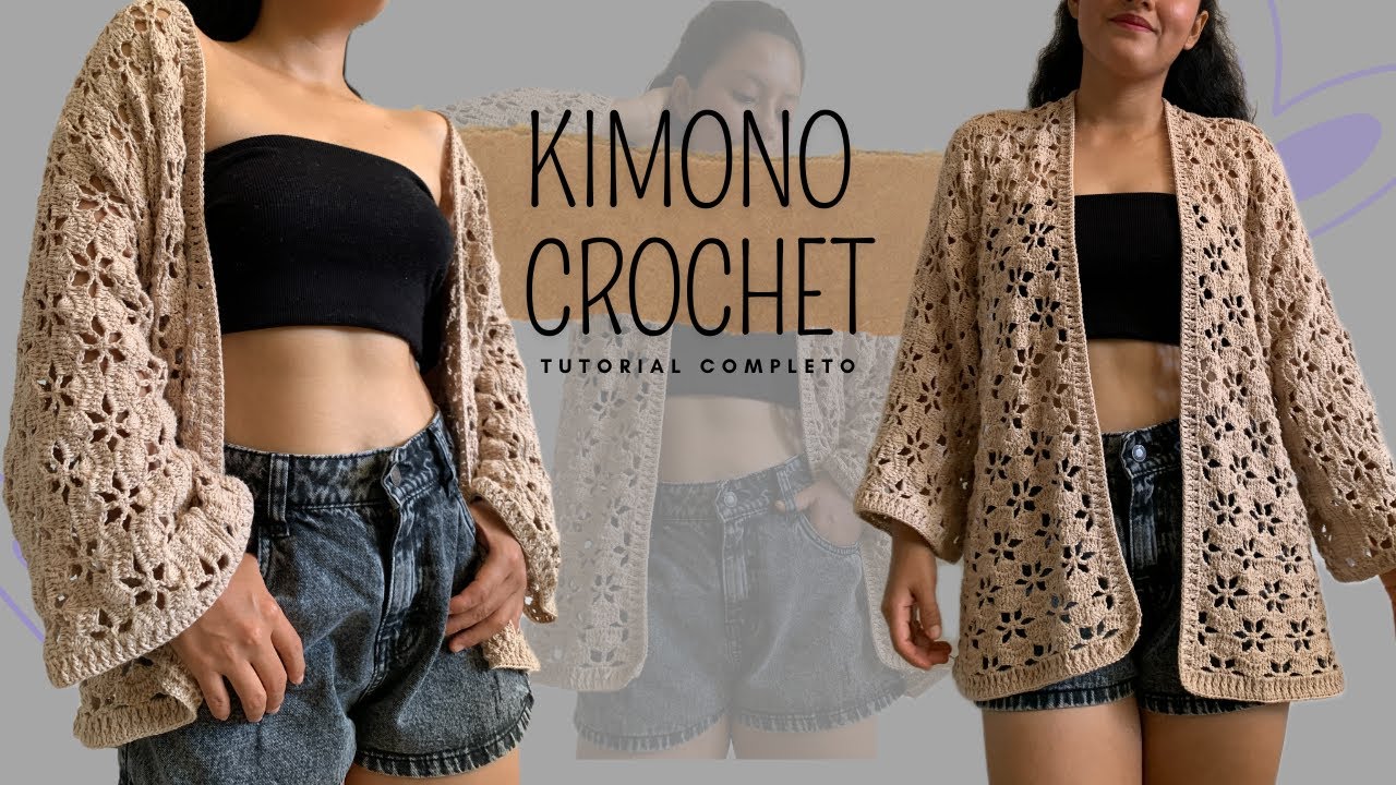 Crochet Kimono 🤎 | Complete Step-by-Step Tutorial ✨