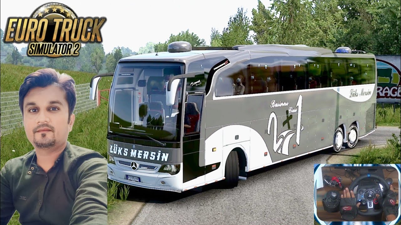New Special Edition Travego 17 SHD Bus Mod | Euro Truck Simulator 2 | ProMods 2.70 | Logitech g29