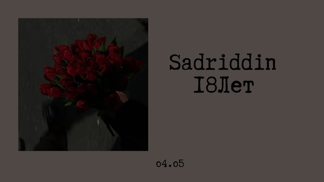 Sadriddin - 18 лет (текст /lyrics)