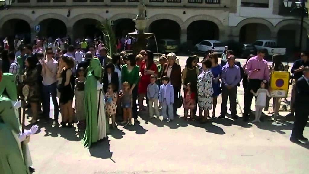 Procesión de Jesús en su Entrada en Jerusalén.