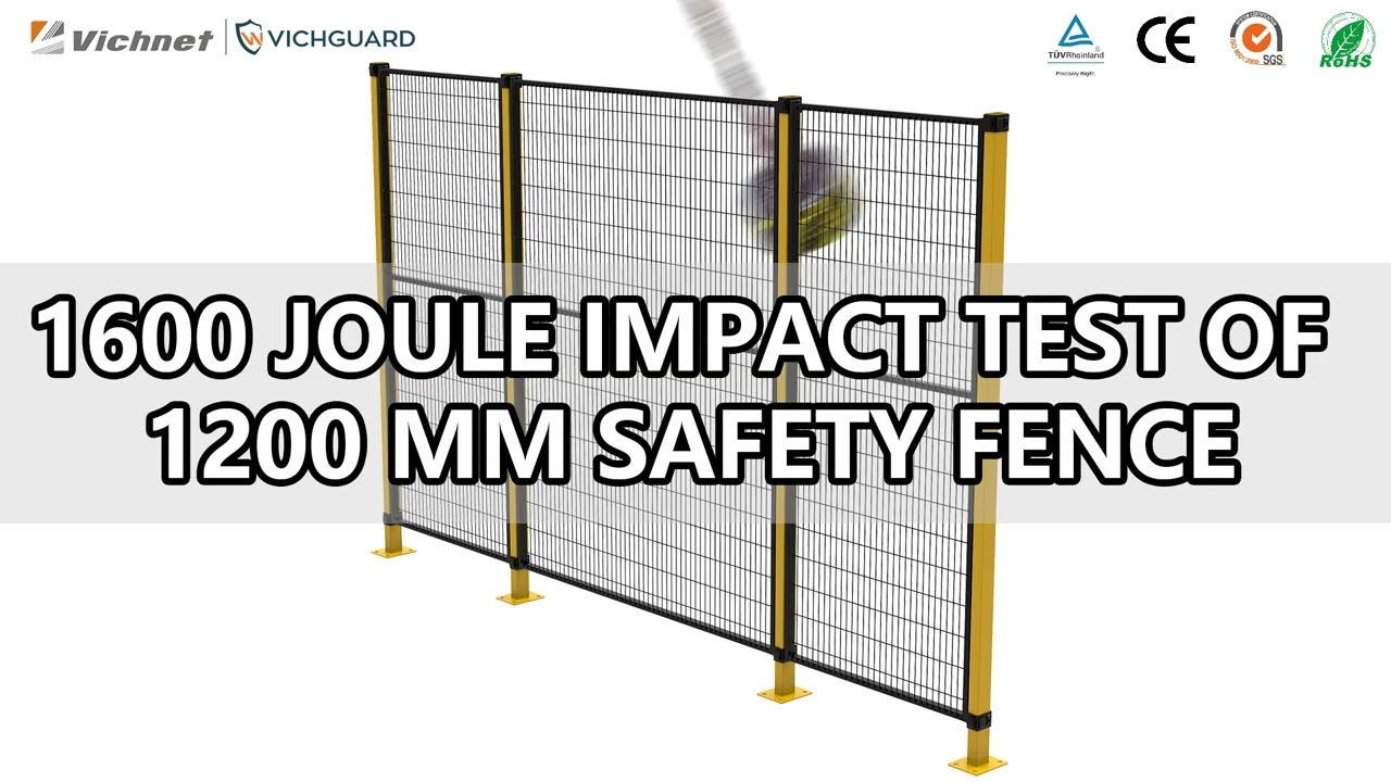 1600 Joule Impact Test of 1000MM Safety Fence
