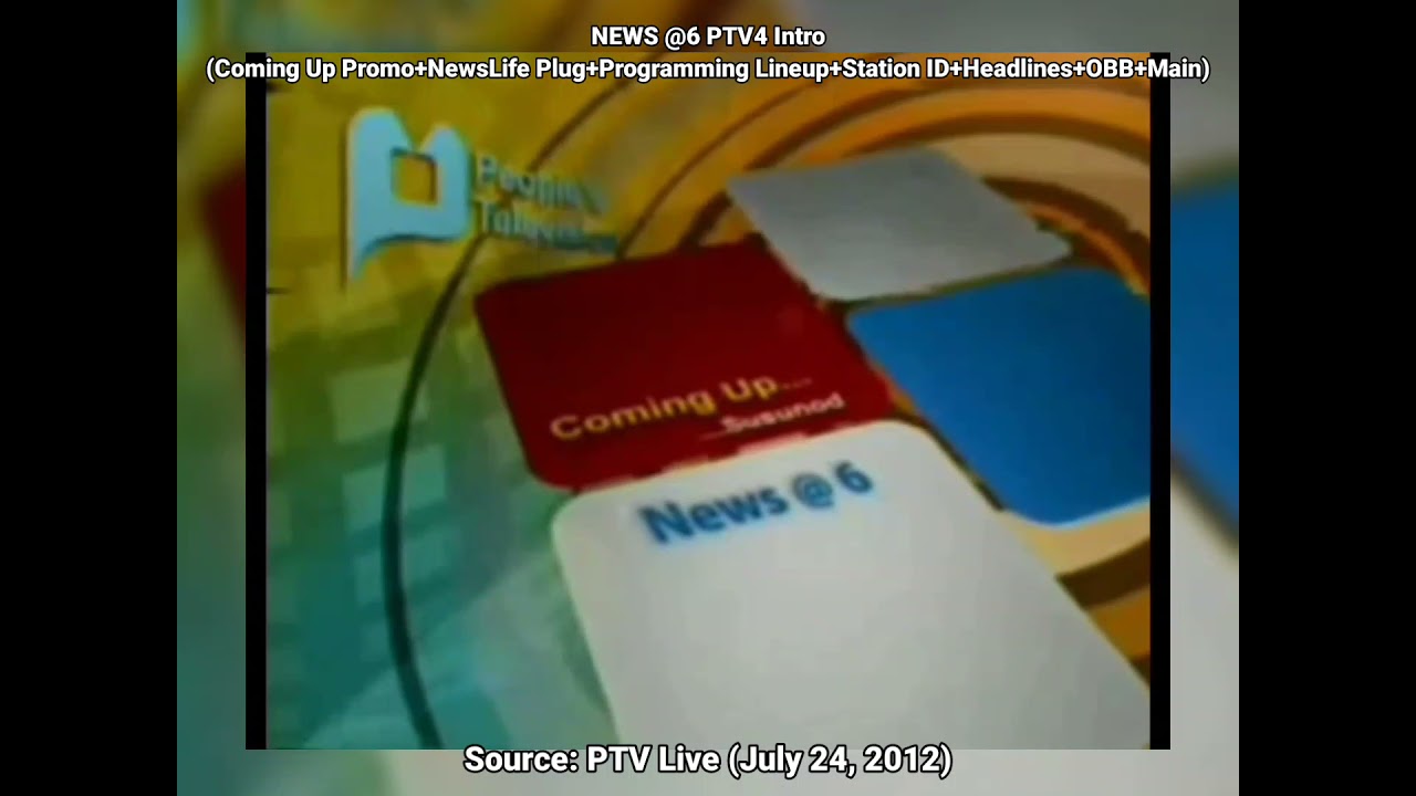 News@6 PTV4 Intro (July 24, 2012)