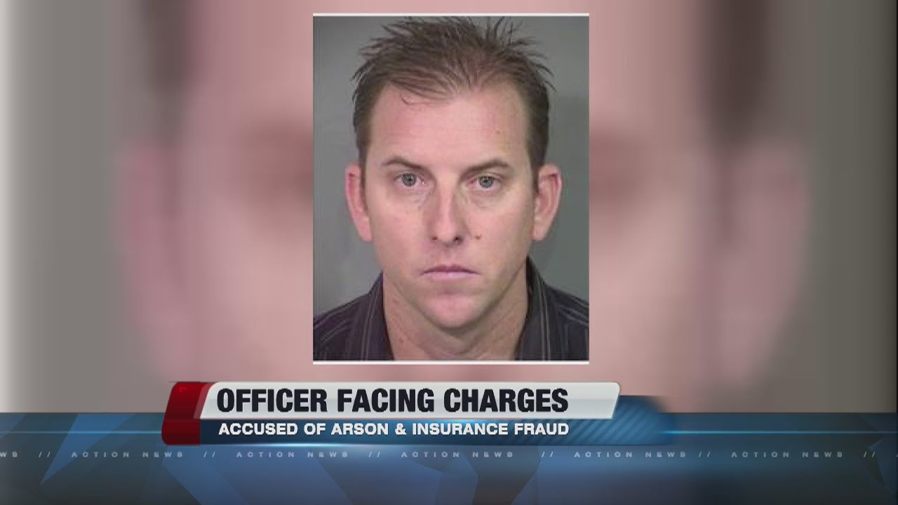 Officer charged in car insurance fraud case
