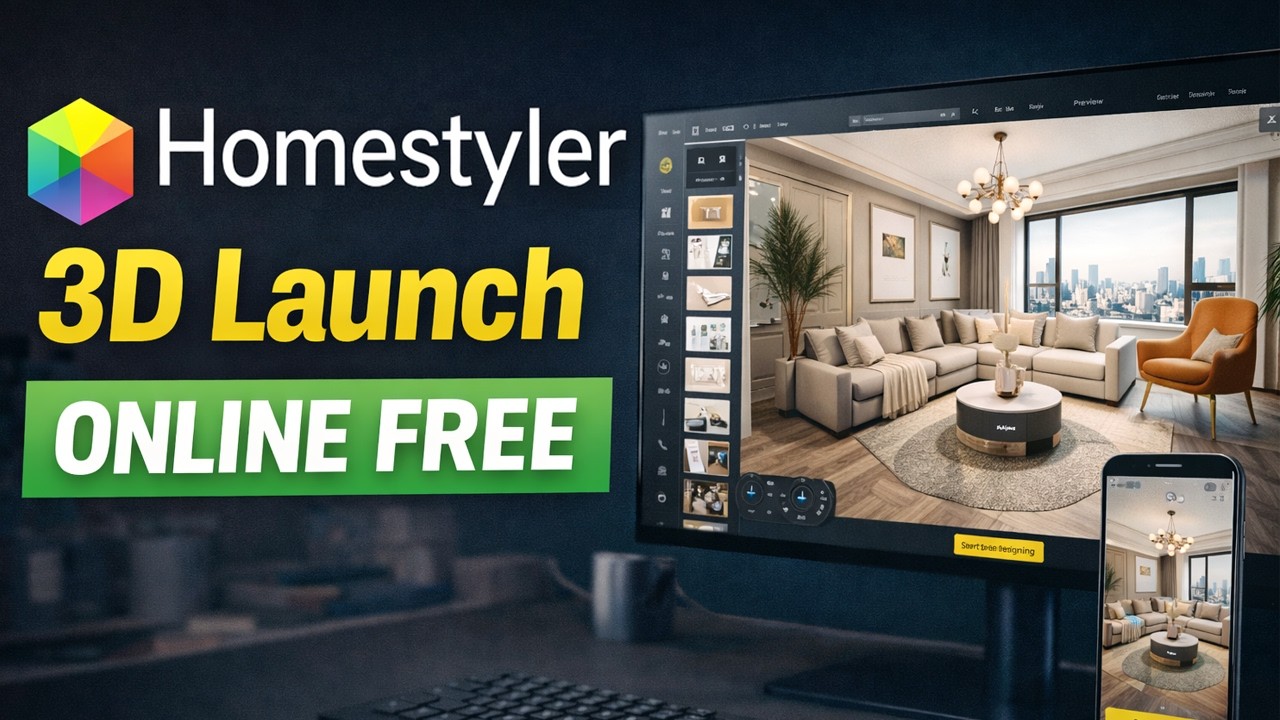 How to Launch Homestyler 3D Online | Homestyler 3D Web Version Tutorial | homestyler