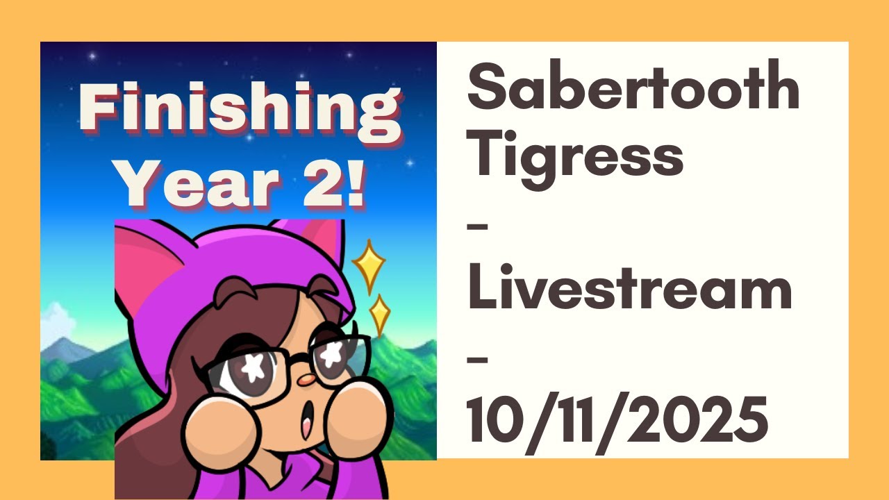Last Stream for a while... | Streamed 10/11/2025