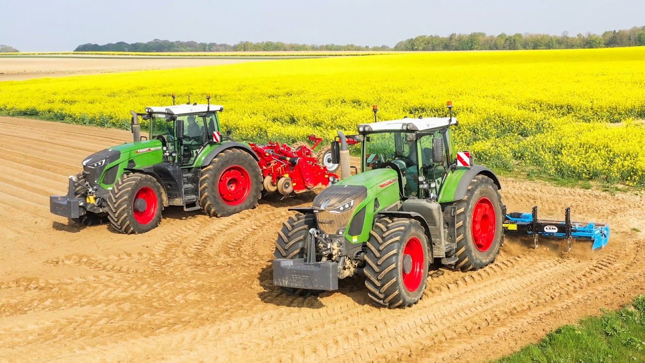 Gros chantier à la plantation de pomme de terre !! Doublé de Fendt 🤩