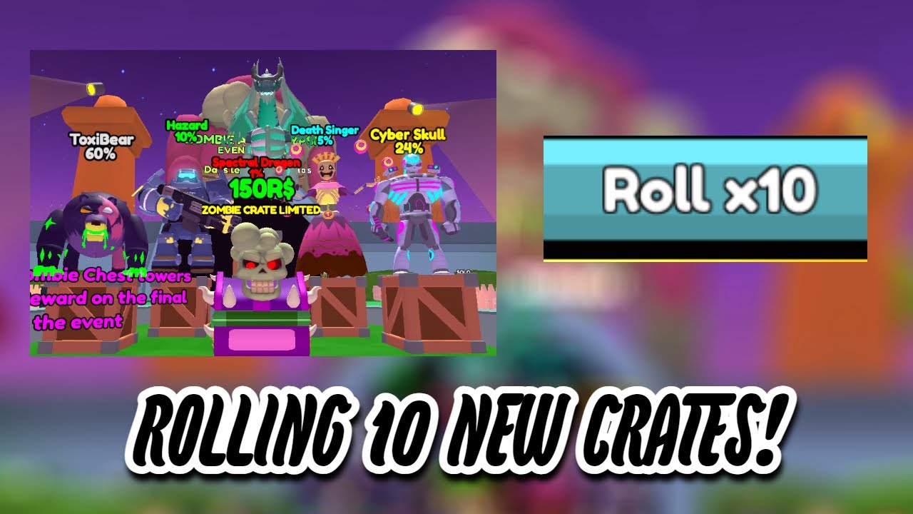 ROLLING 10 ZOMBIE CRATES IN THE NEW WORLD DEFENDERS EVENT!