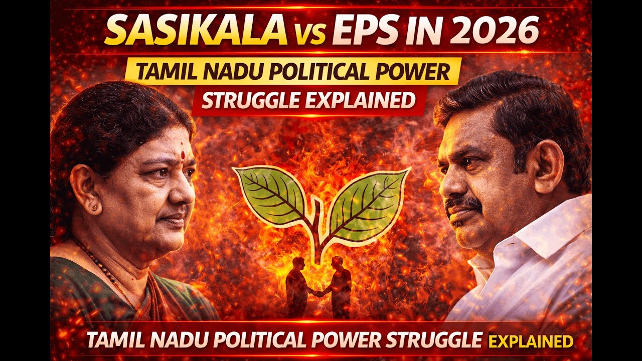 Sasikala vs EPS in 2026 | Tamil Nadu Political Power Struggle Explained