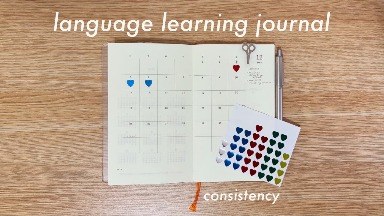 a look into my ✨Language Learning✨ journal setup (2024)