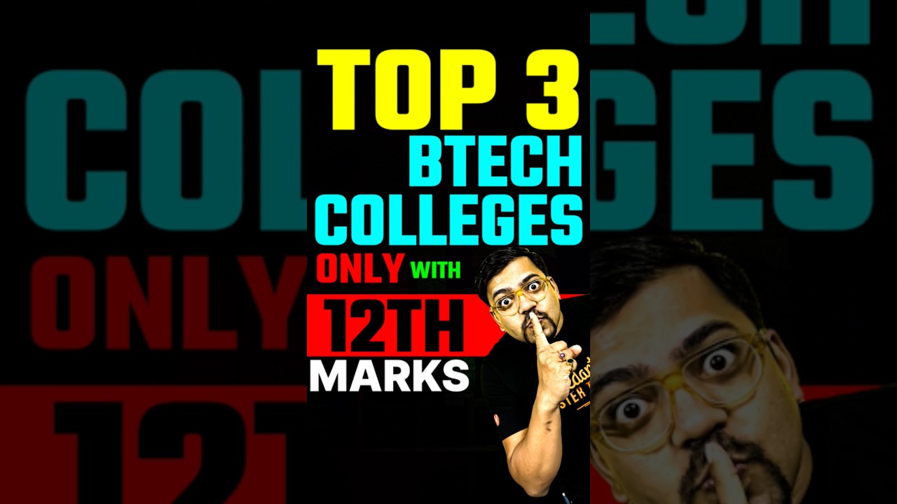 Top 3 Engineering Colleges with Direct Admission from 12th Marks✅#jee #thapar #btech #engineering