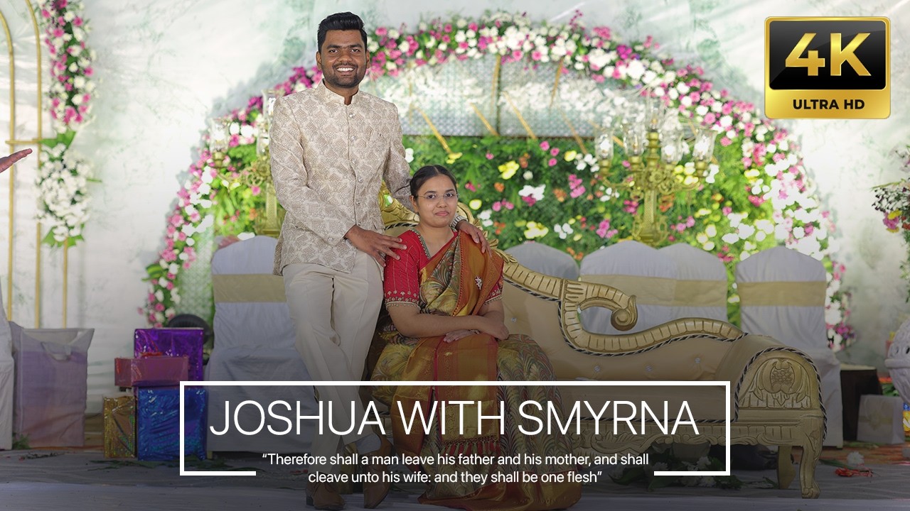 Joshua & Smyrna Jones Wedding Ceremony | Zion Prayer House Pahadi Shareef