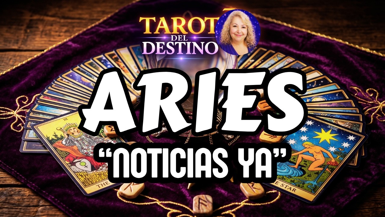 ARIES ♈ LLEGAN ESTAS NOTICIAS&hellip; Y ES LO QUE ESPERABAS, MIRA | Tarot del Destino #aries