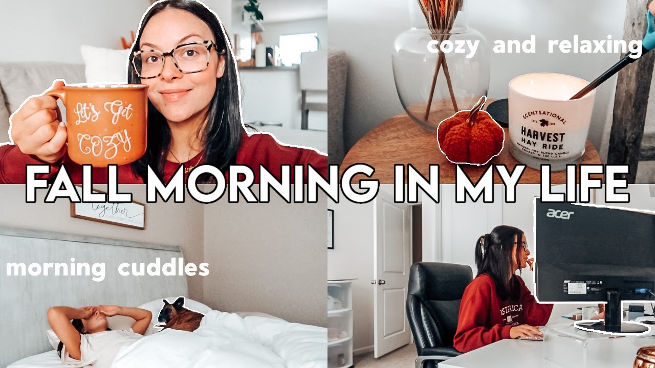 FALL MORNING ROUTINE 2021 | spend a cozy fall morning with me