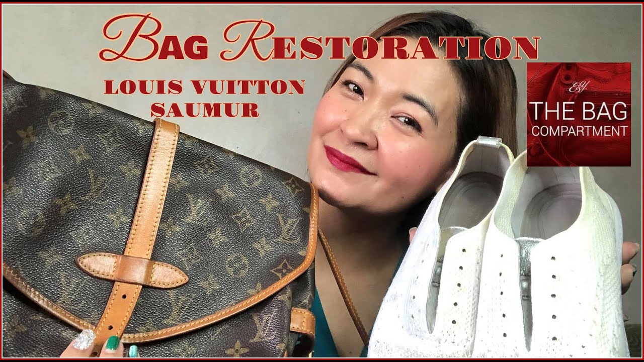LOUIS VUITTON SAUMUR BAG RESTORATION
