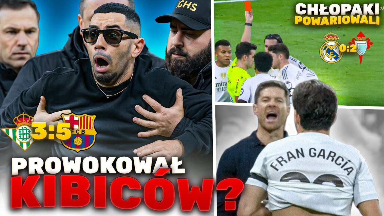 Ojciec Lamine Yamala WYPROWADZONY ze STADIONU! Arbiter USTAWIŁ piłkarzy Realu Madryt do pionu&hellip;