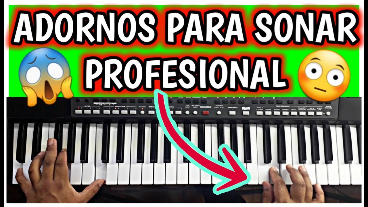 ADORNOS DE PIANO que te haran sonar como un PROFESIONAL