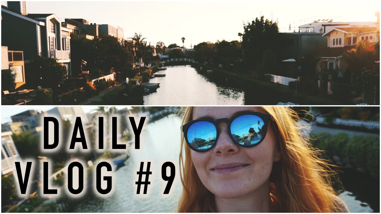 SONNENUNTERGANG an den VENICE CANALS 🌴 - Daily Vlog #9 | alwaysxcaro