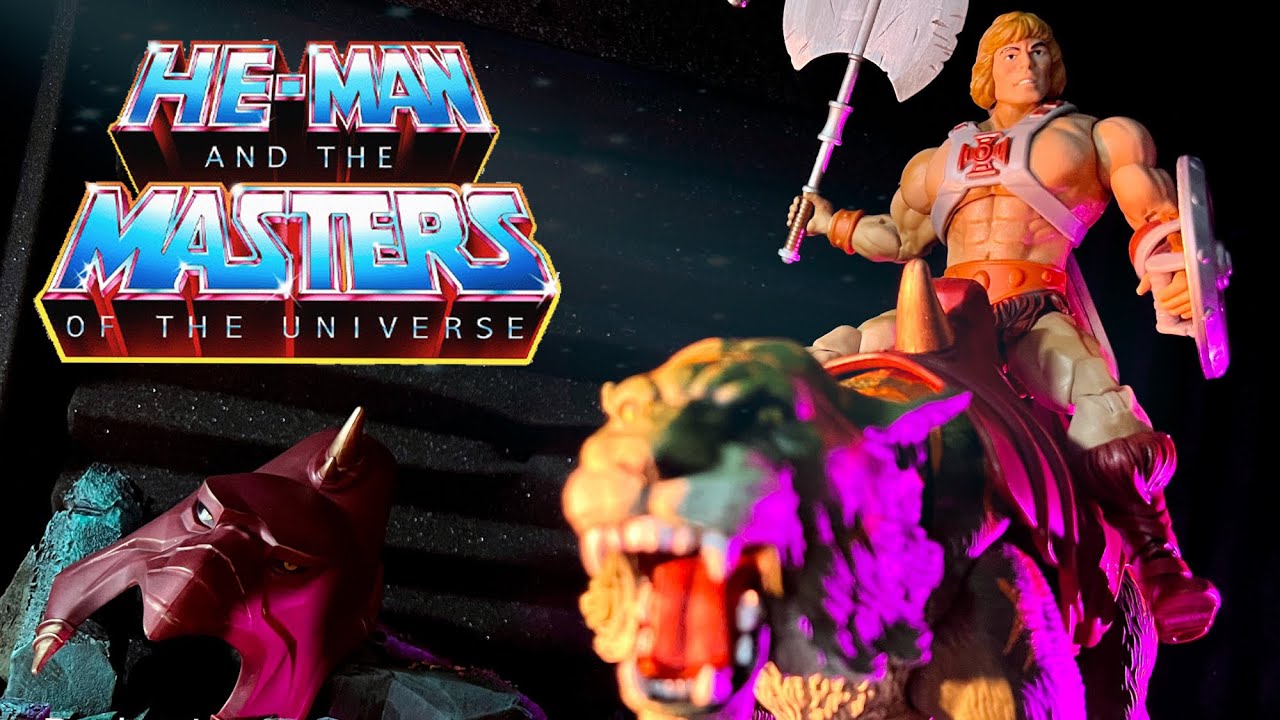 He-Man and the Masters of the Universe Packaging Art Inspired Custom Diorama Build.