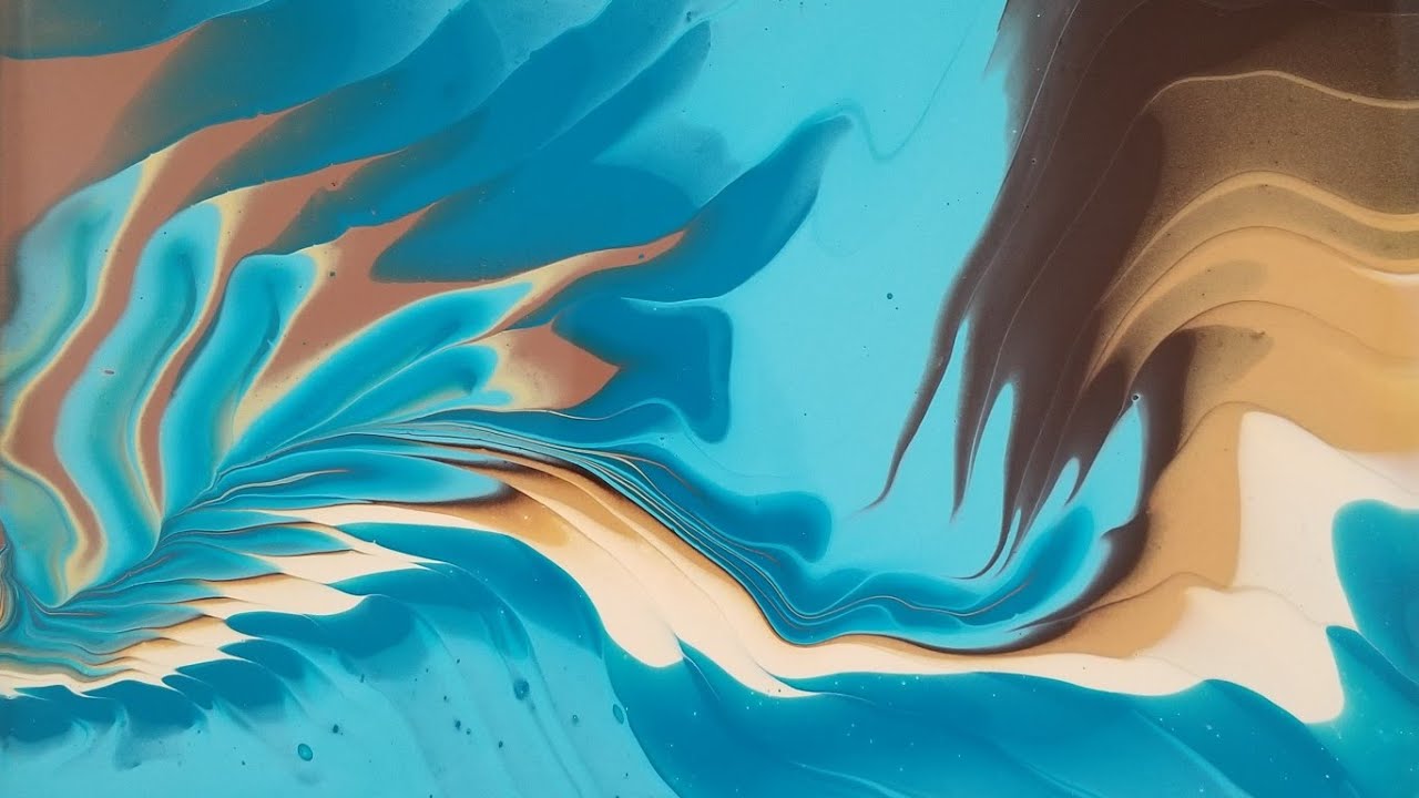 (107) ACRYLIC POURING Coffee Colors Take TWO! JIGGLE POUR Arteza Paints