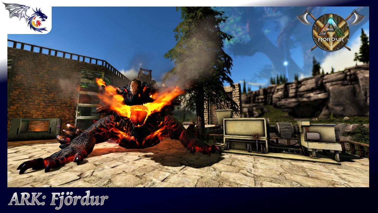 Grinding Loot Drop Gear For Easy Building Materials | ARK: Fjordur (Mod Map) #65