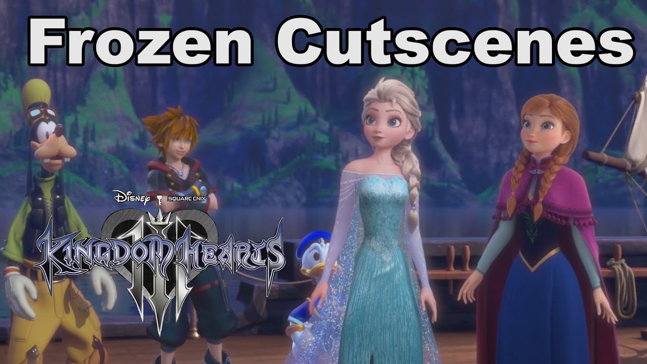 KINGDOM HEARTS 3 FROZEN Arendelle Cutscenes