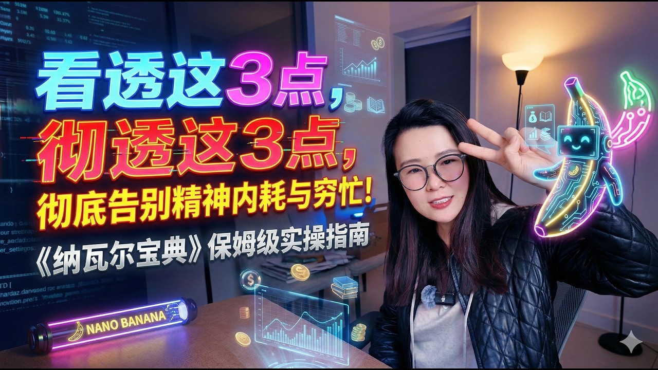 看透这3点，彻底告别精神内耗与穷忙！《纳瓦尔宝典》保姆级实操指南