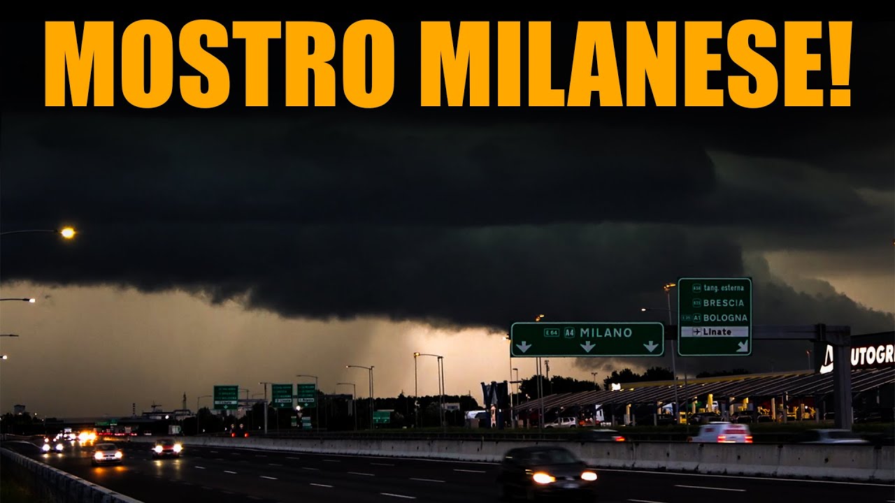 SUPERCELLE MOSTRUOSE TRA PIEMONTE E LOMBARDIA