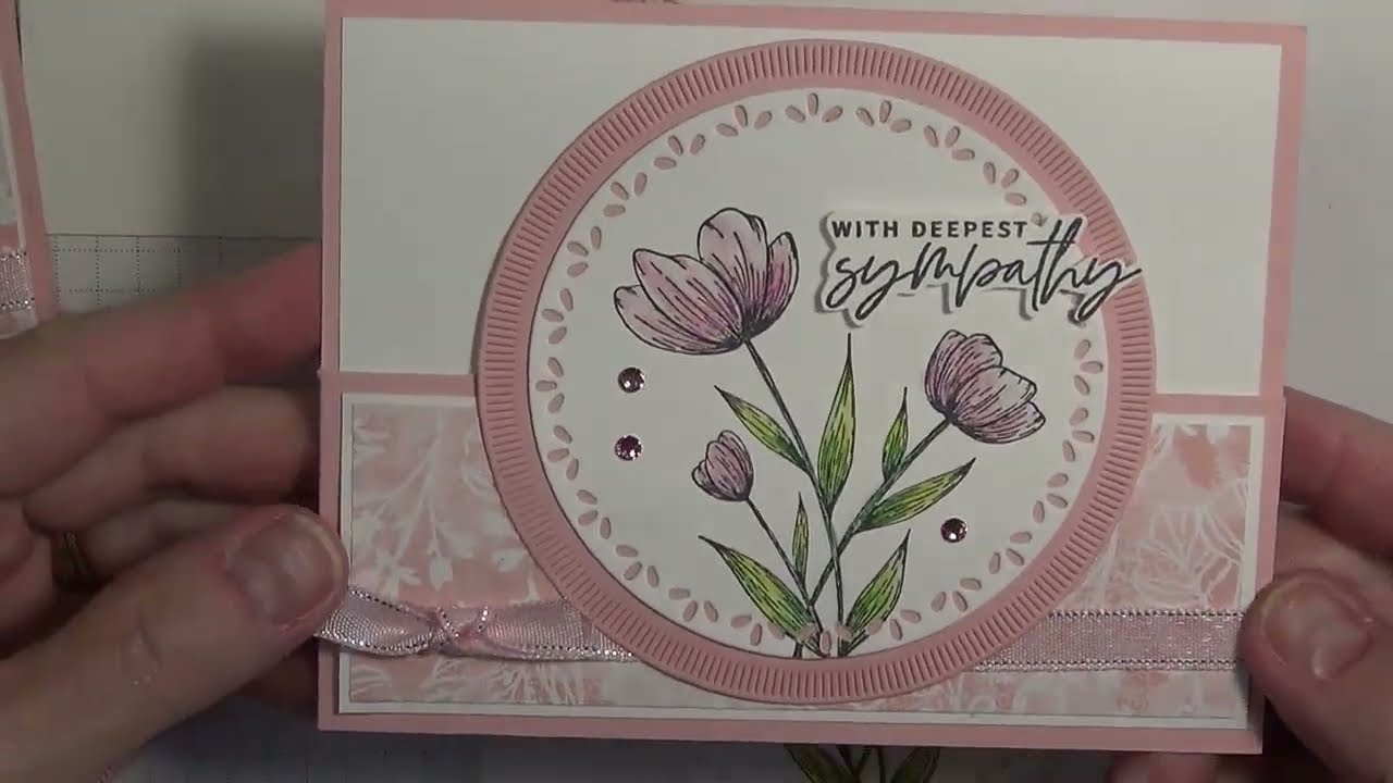 Spotlight on Nature fun fold Sympathy card