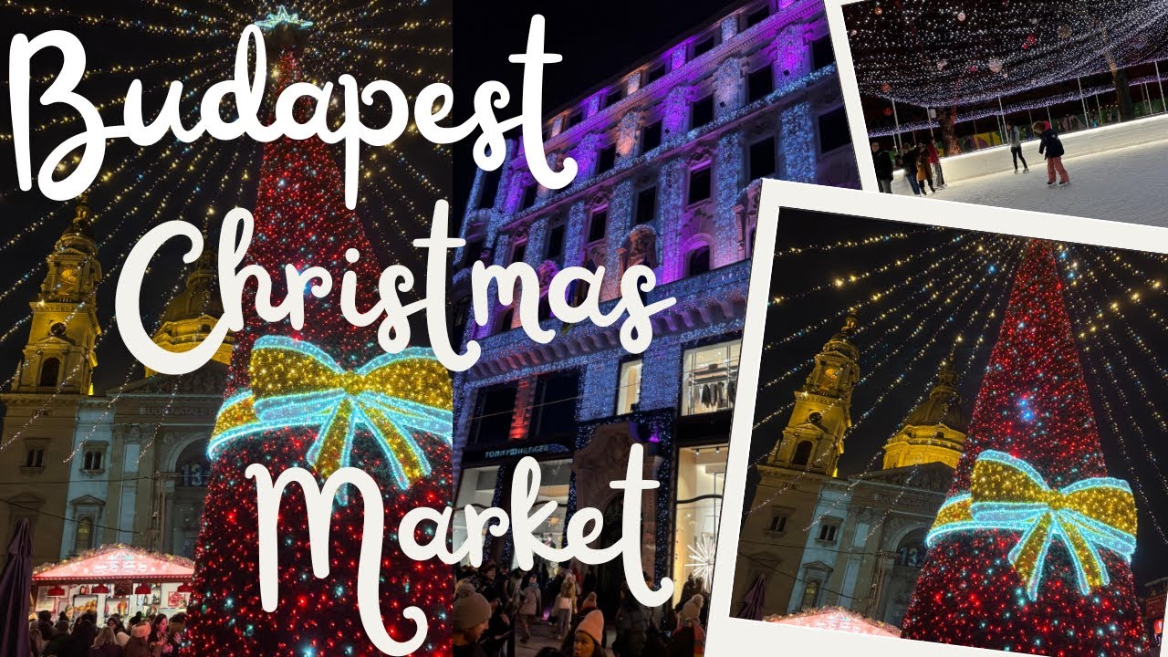 Budapest Christmas Market 2025 Walking Tour🇭🇺Budapest Karácsonyi vásár 
