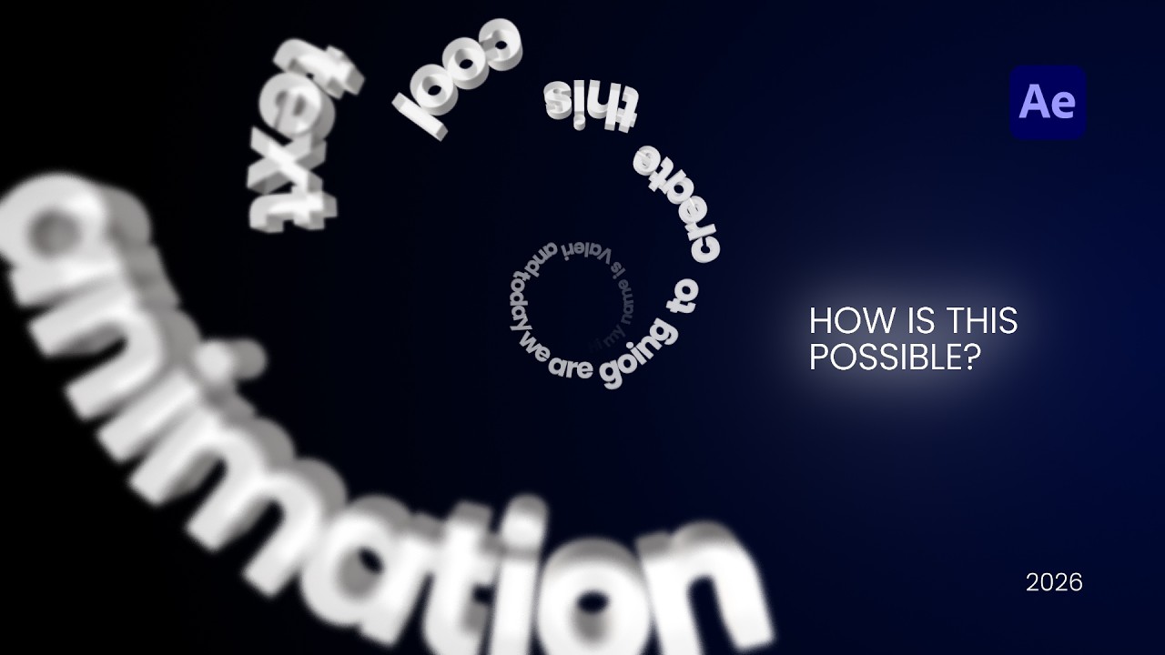 Next-Level Text Animation in After Effects (Advanced Tutorial)