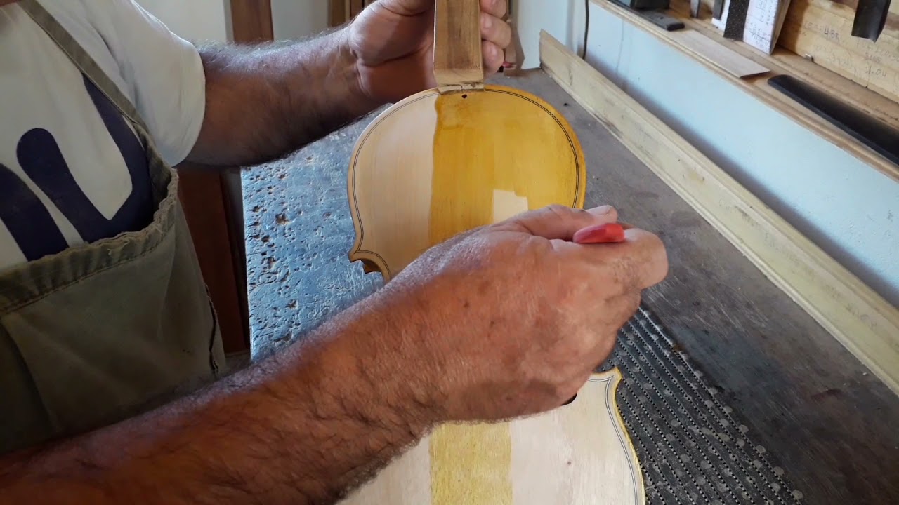 VIOLINO MOD. STRAD. (parte 2) #luter&iacute;a #feitoamao #violinoccb