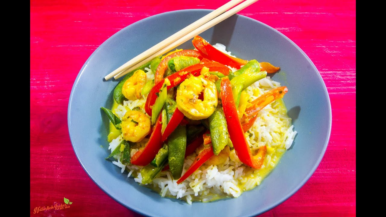 Garnelen Curry -- Rezept und Anleitung - Natürlich Lecker
