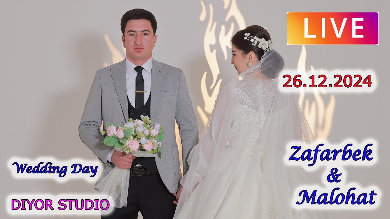 ZAFARBEK & MALOHAT DIYOR STUDIO OQ SAROY TO’YXONASI
