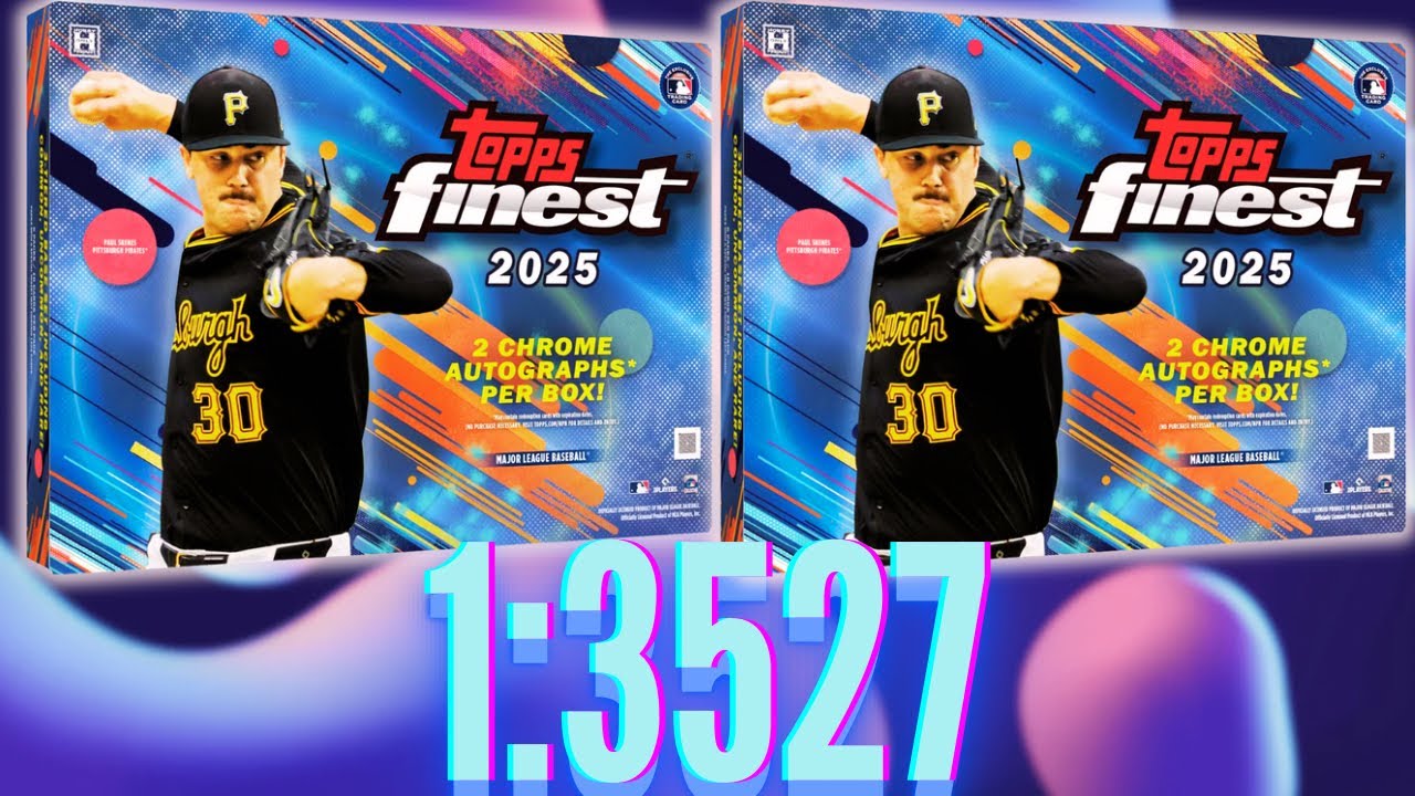 EARLY LOOK!!! 2025 Topps FINEST Preview - 2 Boxes - 1:3,527 HIT!!!