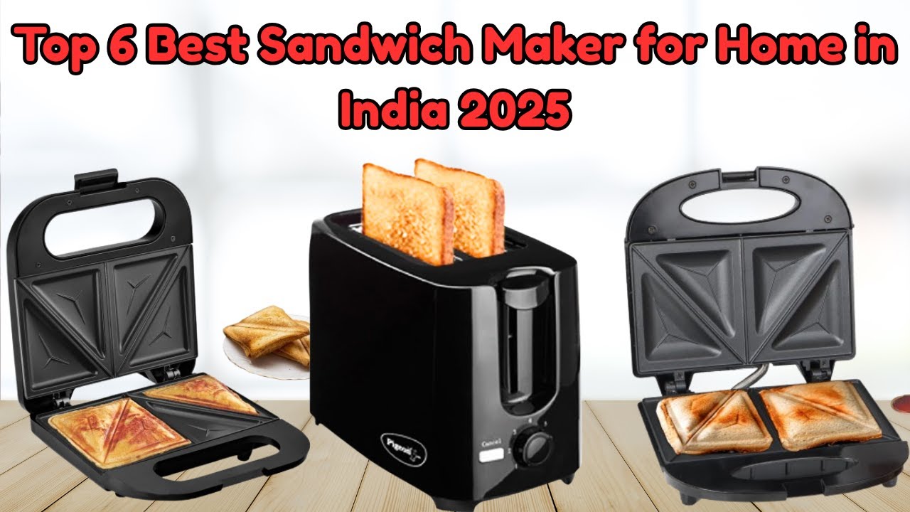 Top 6 Best Sandwich Maker for Home in India 🔥 August 2025 | Best Toaster Maker