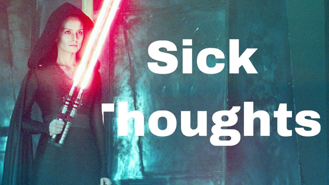 sith!rey + kylo ren au || sick thoughts