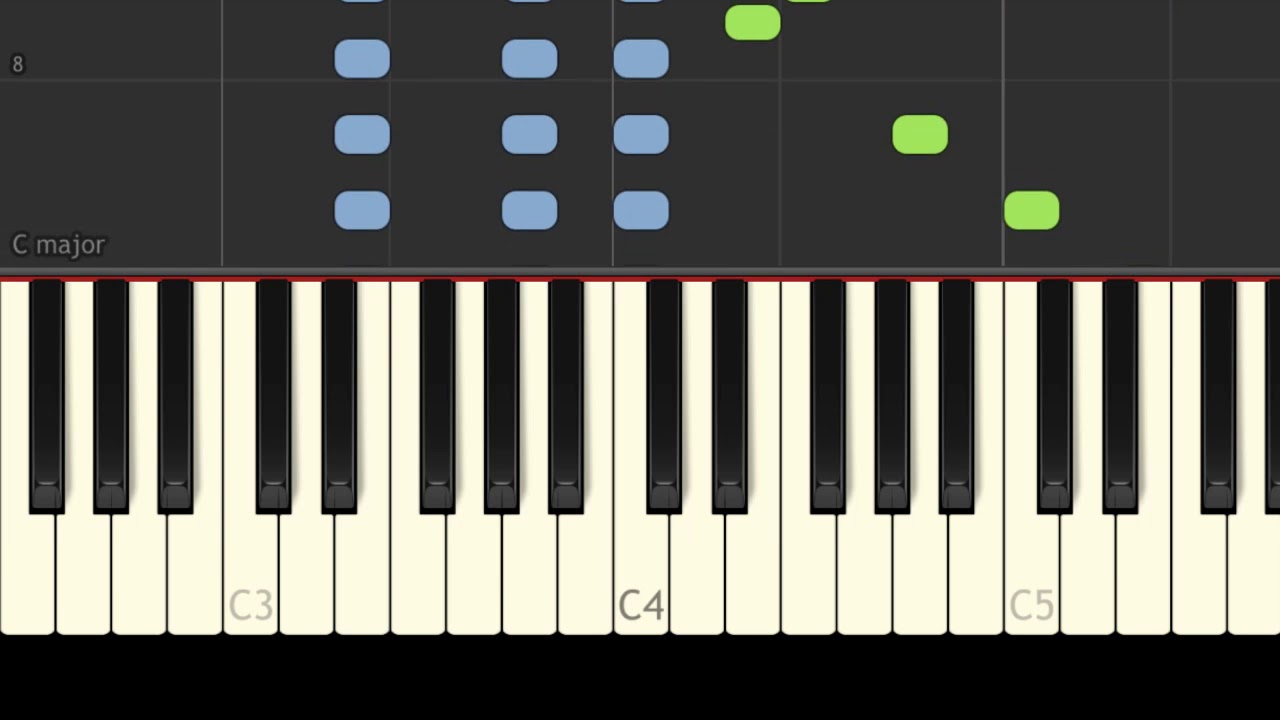 Uruguay - La Cumparsita - Easy Piano Music - EASY #pianotutorial, #synthesia