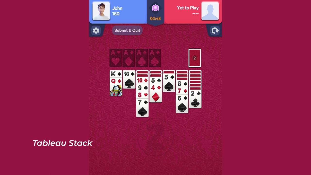 Solitaire Pro by PlayZap Games: how to play walkthrough video