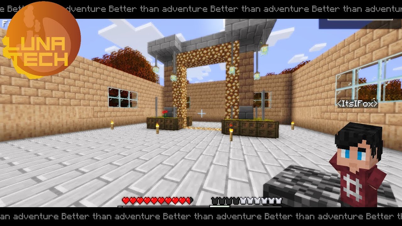 Minecraft BTA [LunaTech, Misc. record] activation of the paradise portal on a LunaTech server