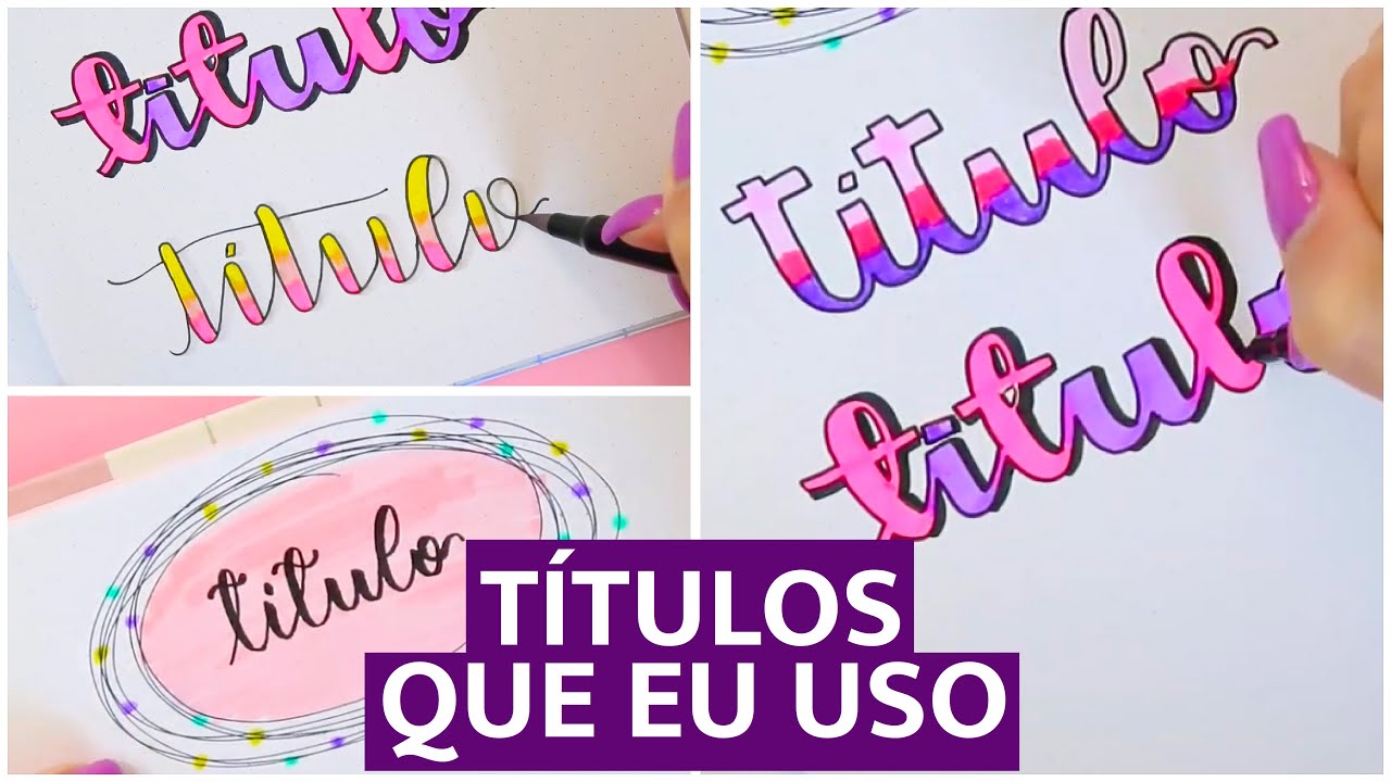 Como fazer os TÍTULOS que eu uso nos MEUS RESUMOS