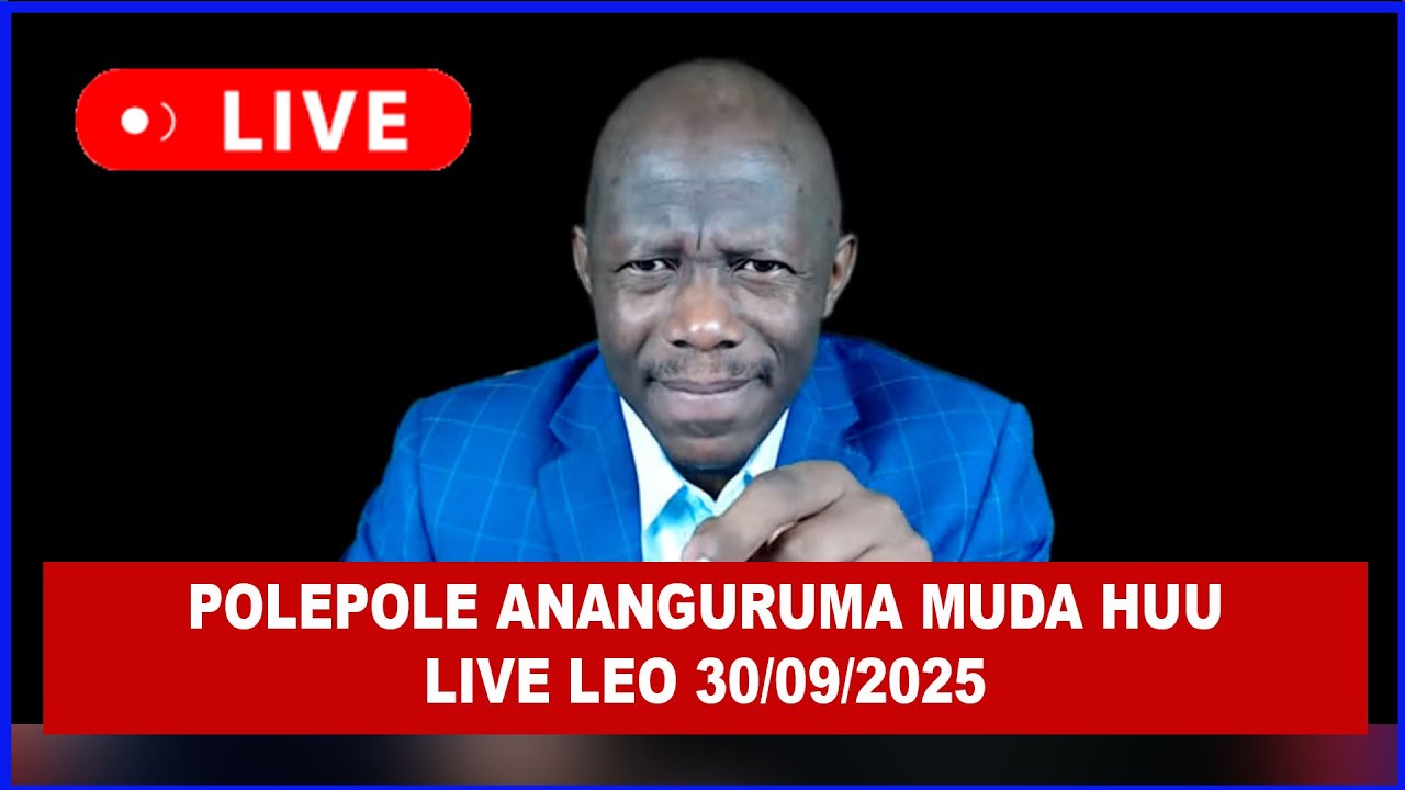 LIVE:  HUMPHREY POLEPOLE ANAZUNGUMZA MUDA HUU SEP 30, 2025