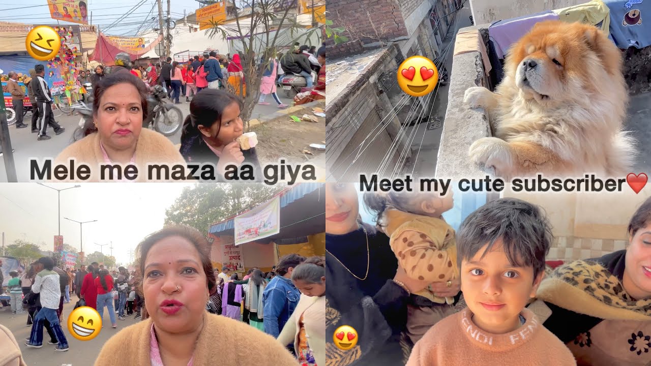 Hum Mele me Ghumne gye | My cute subscriber😍